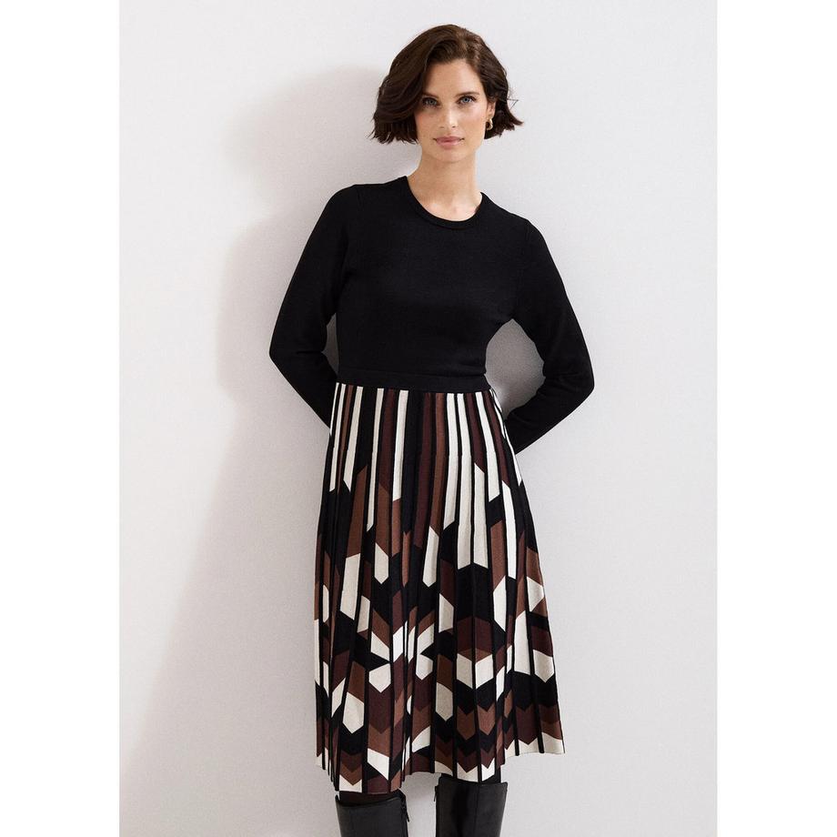 Phase Eight Maci Strickkleid Faltenrock  