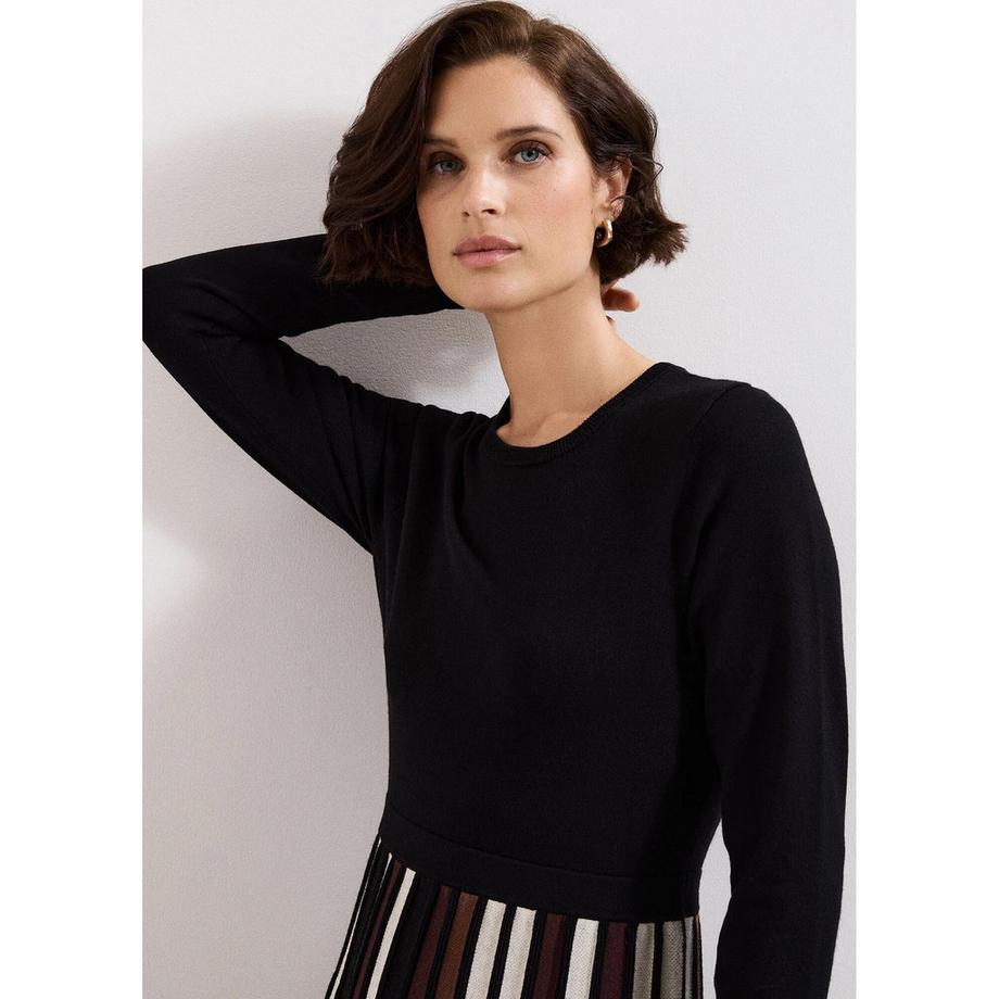 Phase Eight Maci Strickkleid Faltenrock  