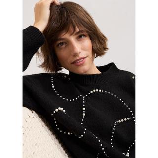 Phase Eight Perlenbesetzter Strickpullover  