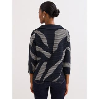 Phase Eight Gemustertes Dreiviertelarm Top  