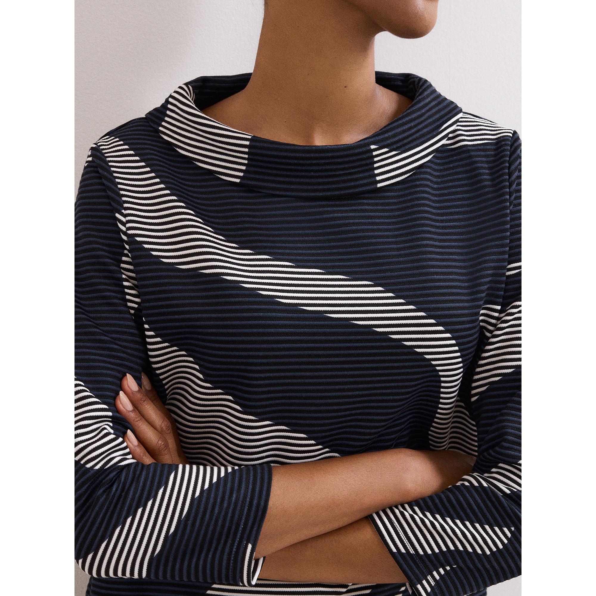 Phase Eight Gemustertes Dreiviertelarm Top  