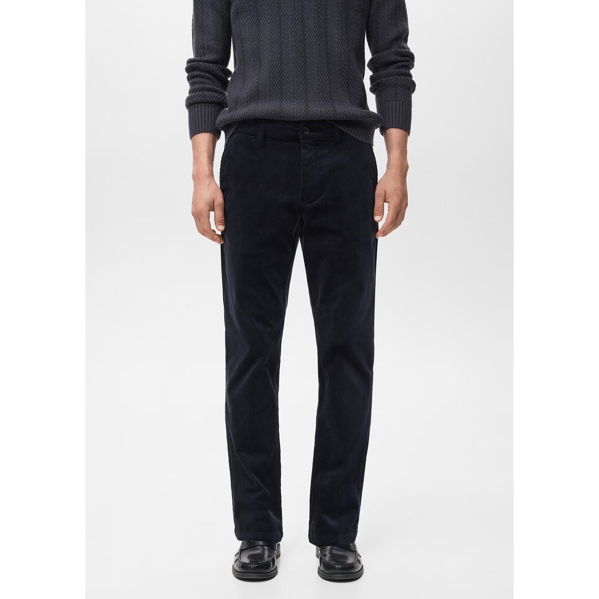 Mango Man Pantalon en velours côtelé Regular Fit  