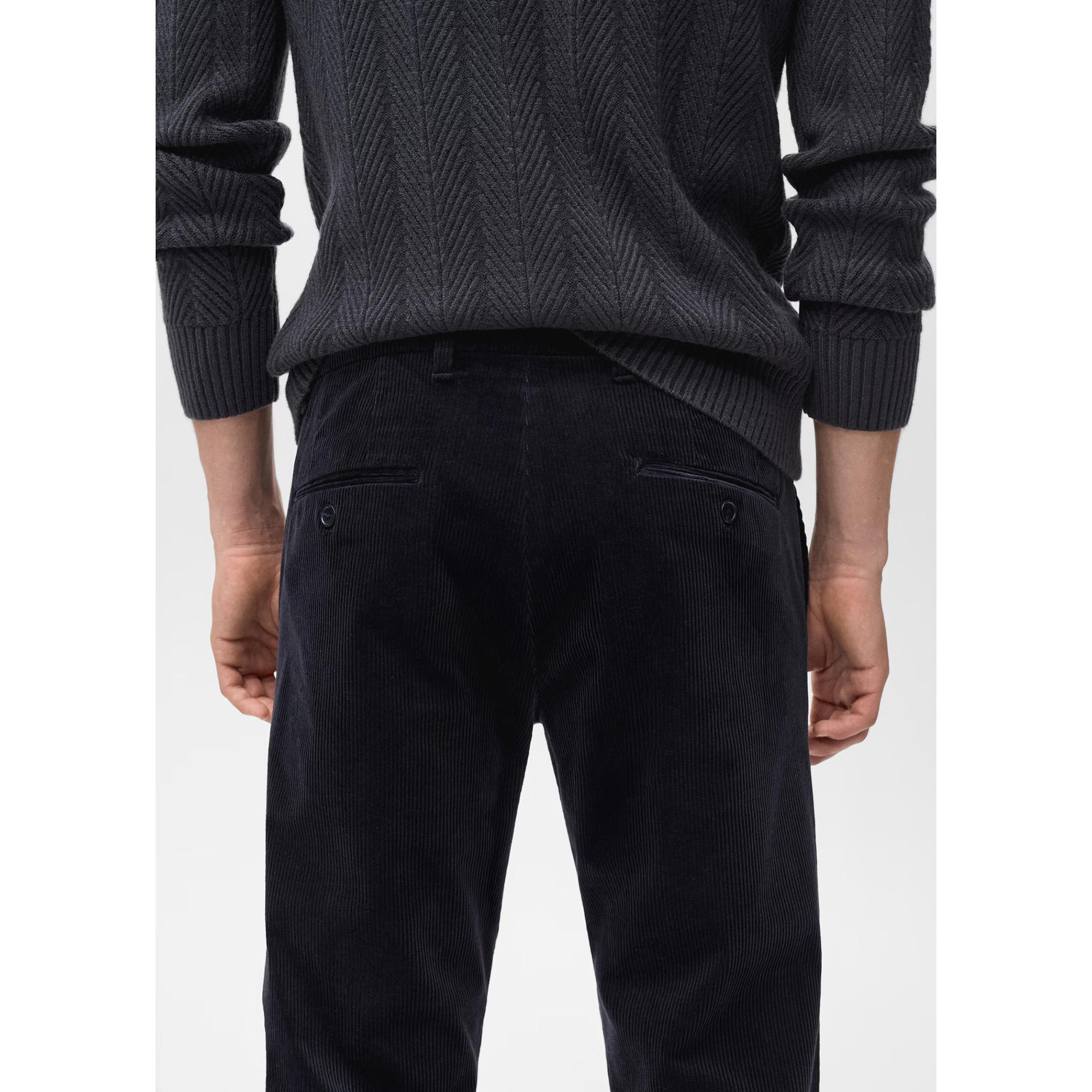 Mango Man Pantalon en velours côtelé Regular Fit  