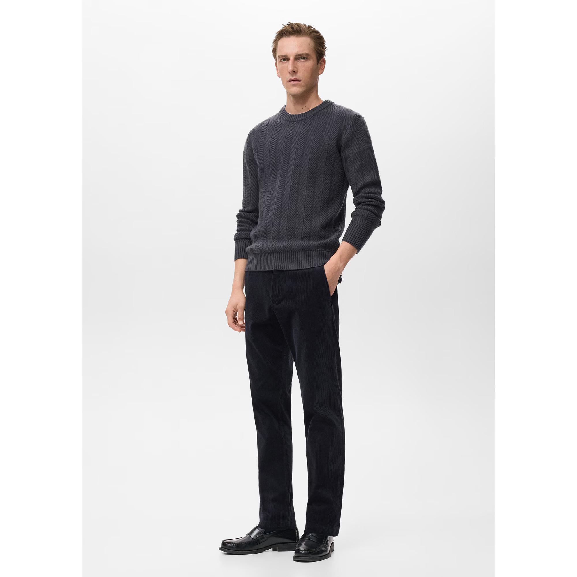 Mango Man Pantalon en velours côtelé Regular Fit  