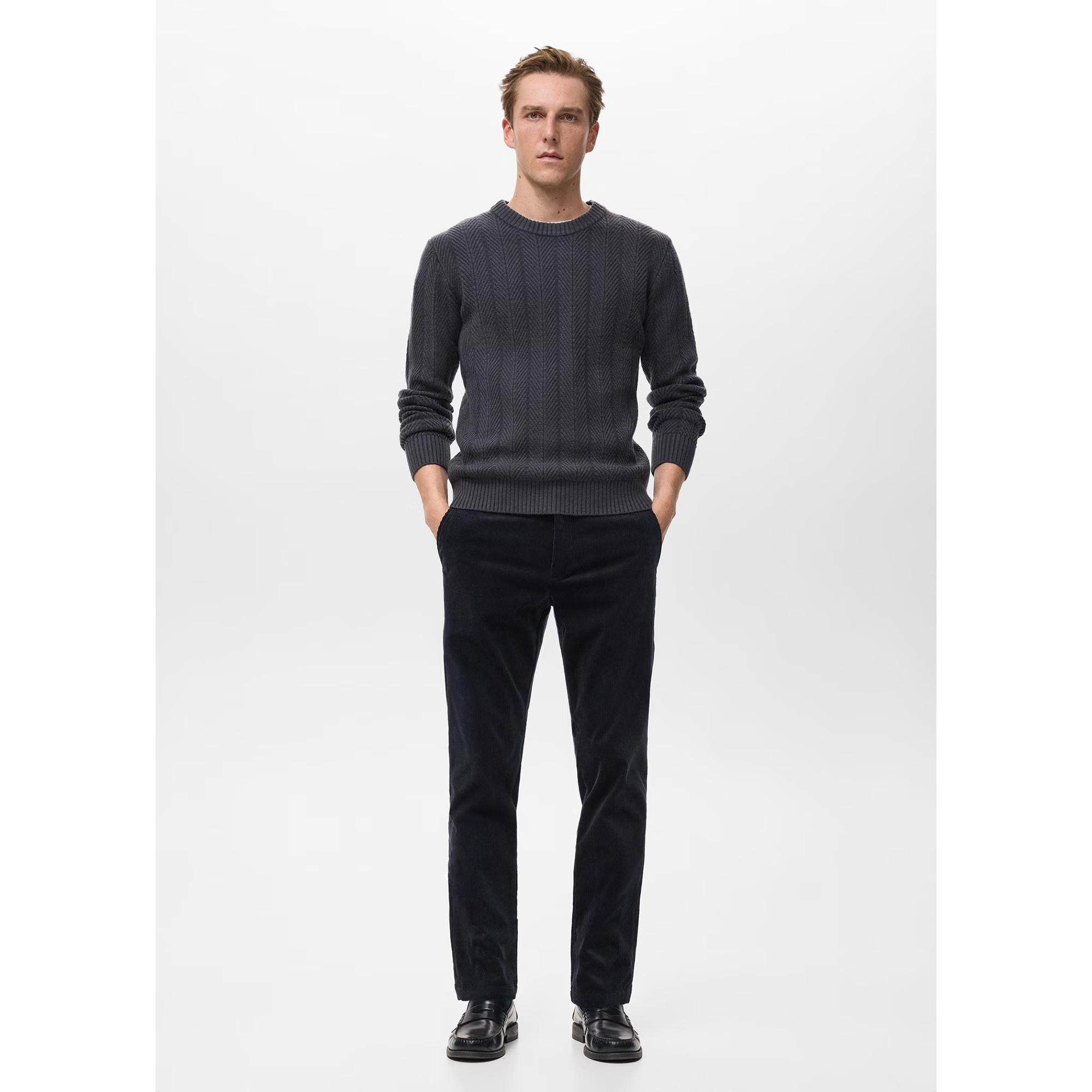 Mango Man Pantalon en velours côtelé Regular Fit  