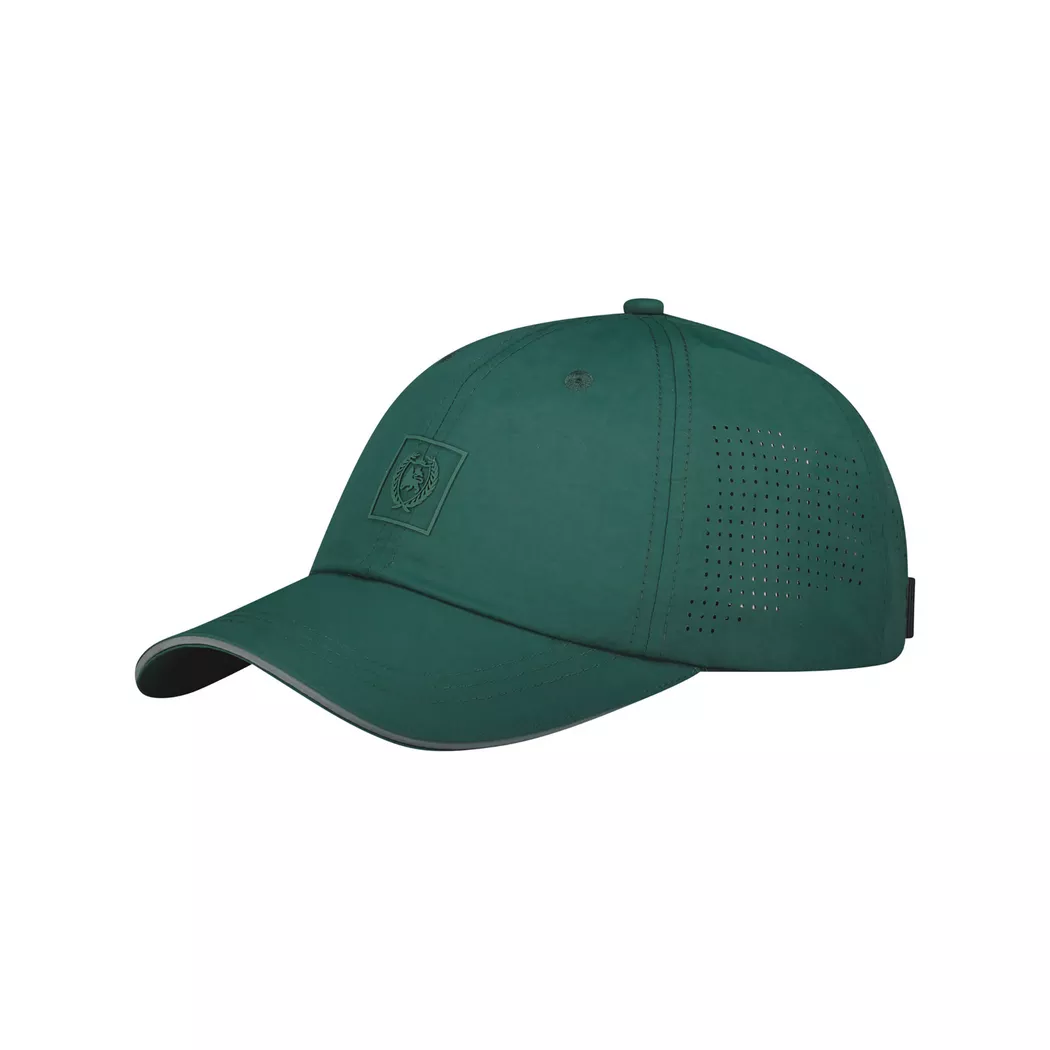 Baseball Cap LERROS "Basecap in Fischgrätstruktur, unifarben", Herren, Gr. Normalgrößen, soft teal, 100% Baumwolle, Caps