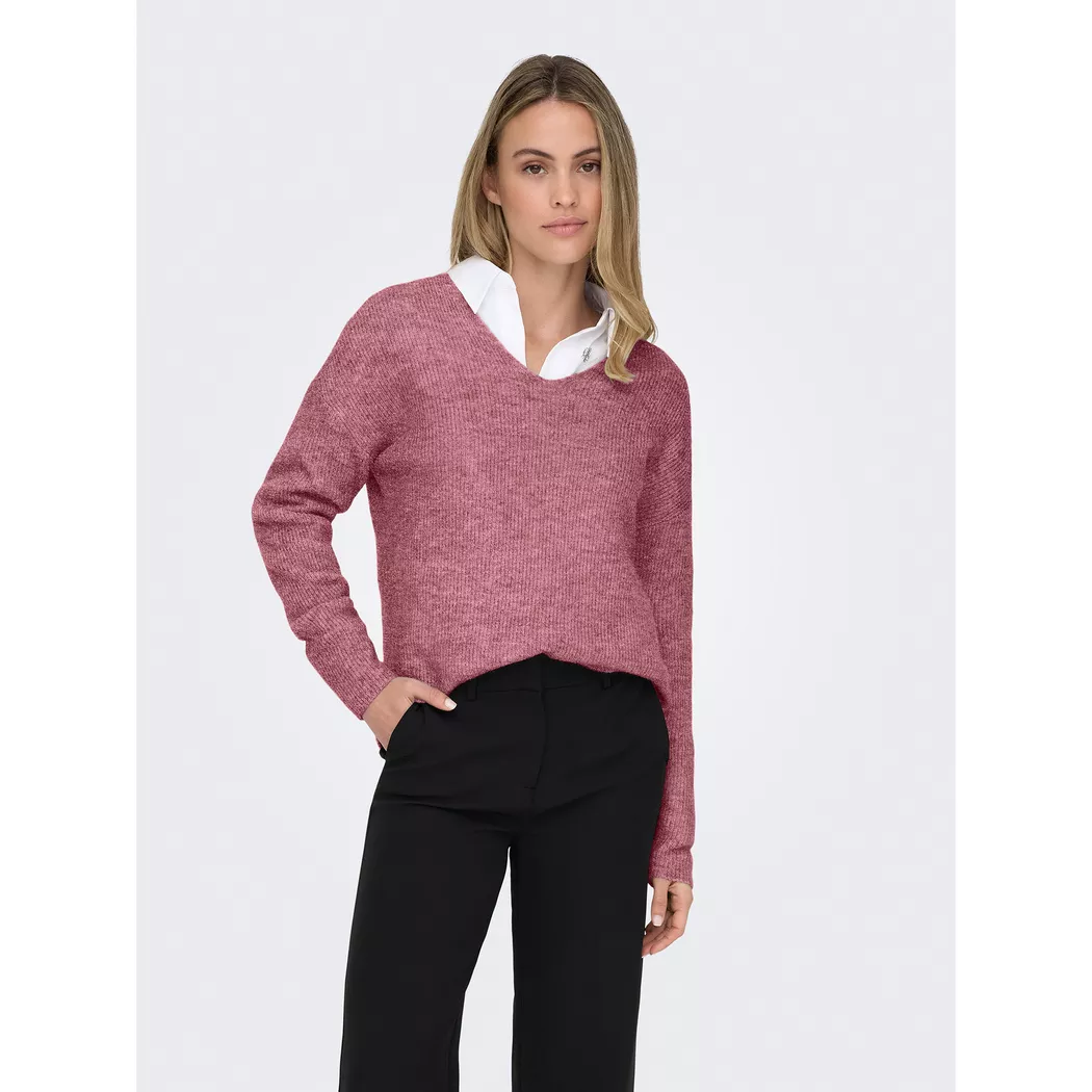 Only - Pullover, für Damen, Altrosa, Größe XS