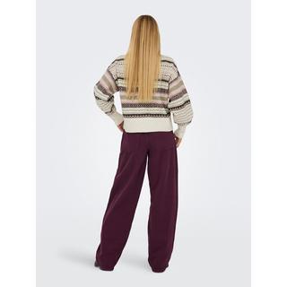 ONLY Gemusterter Strickpullover  