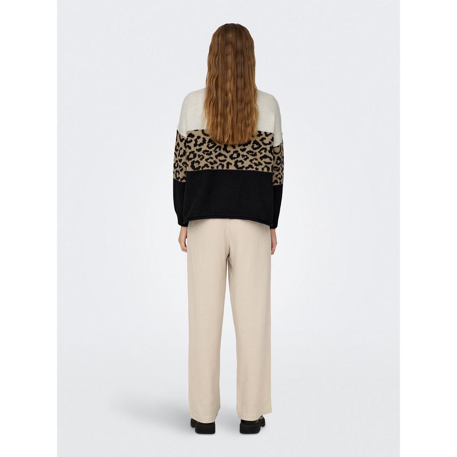 ONLY Pullover Imprimé Léopard  