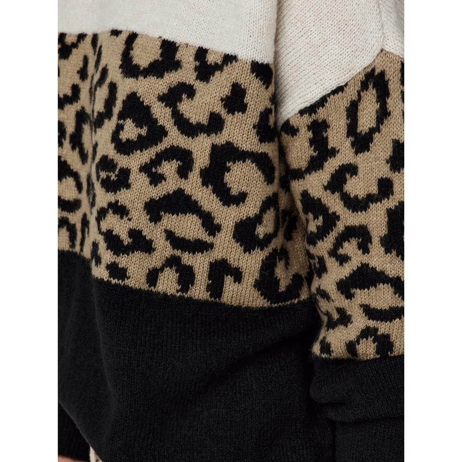 ONLY Pullover Imprimé Léopard  