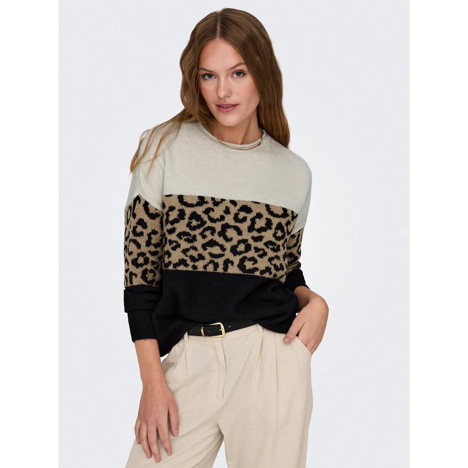 ONLY Pullover Imprimé Léopard  