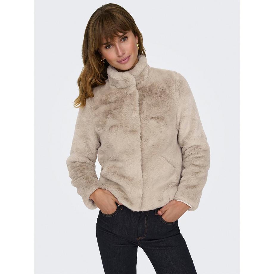 ONLY ONLNEWVIDA Veste en fausse fourrure  