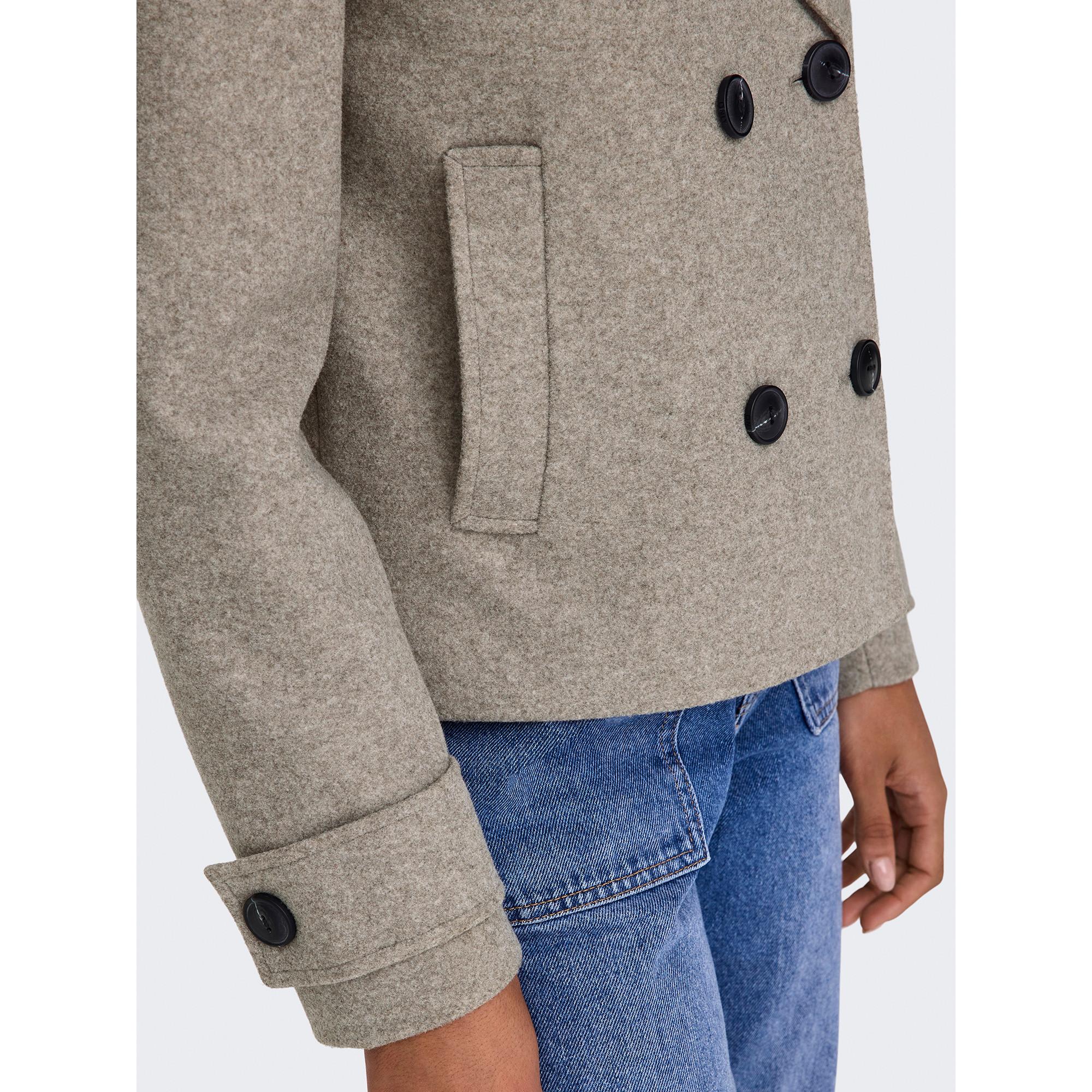 ONLY Doppelreihiger kurzer Mantel  