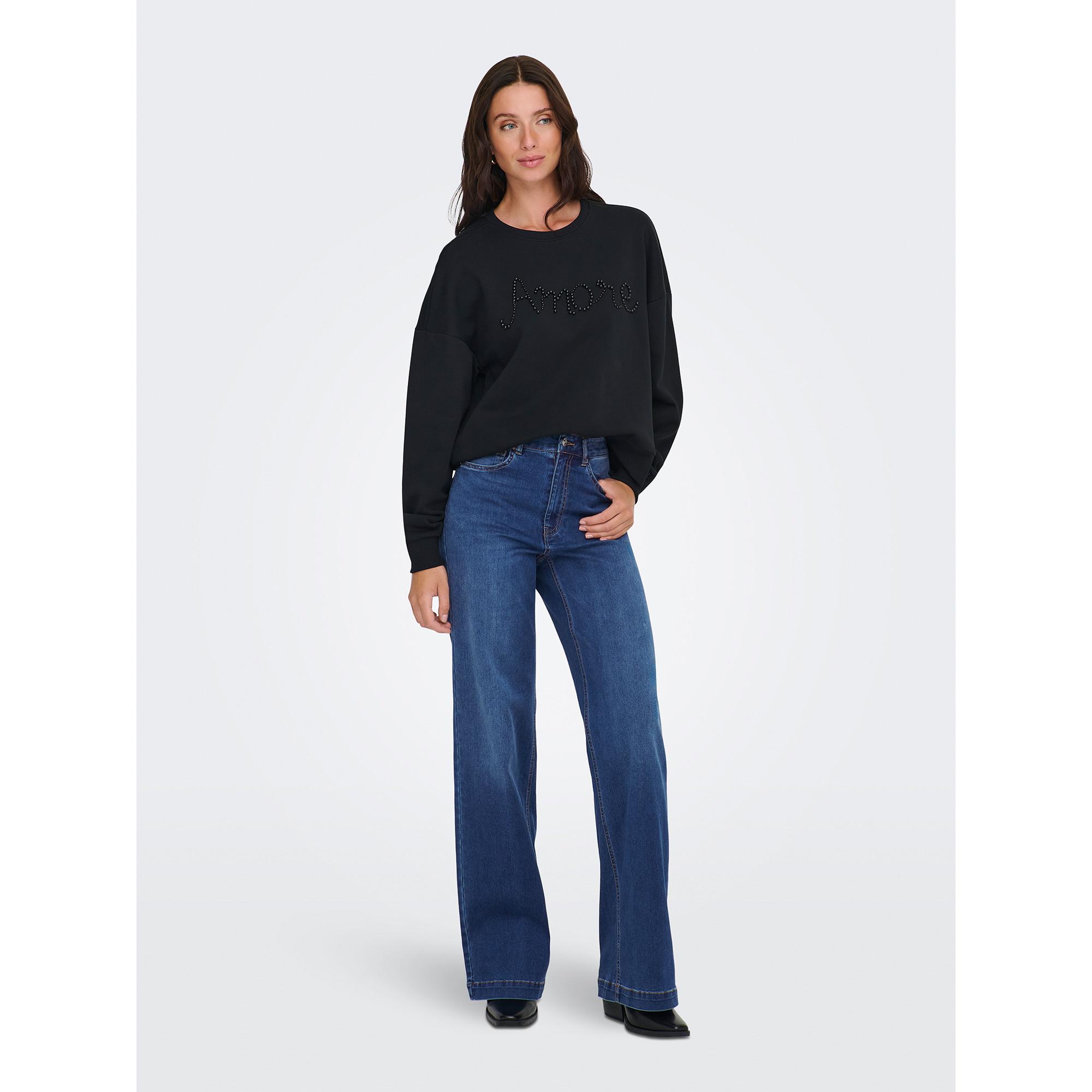 ONLY High Waist Wide Leg Jeans  