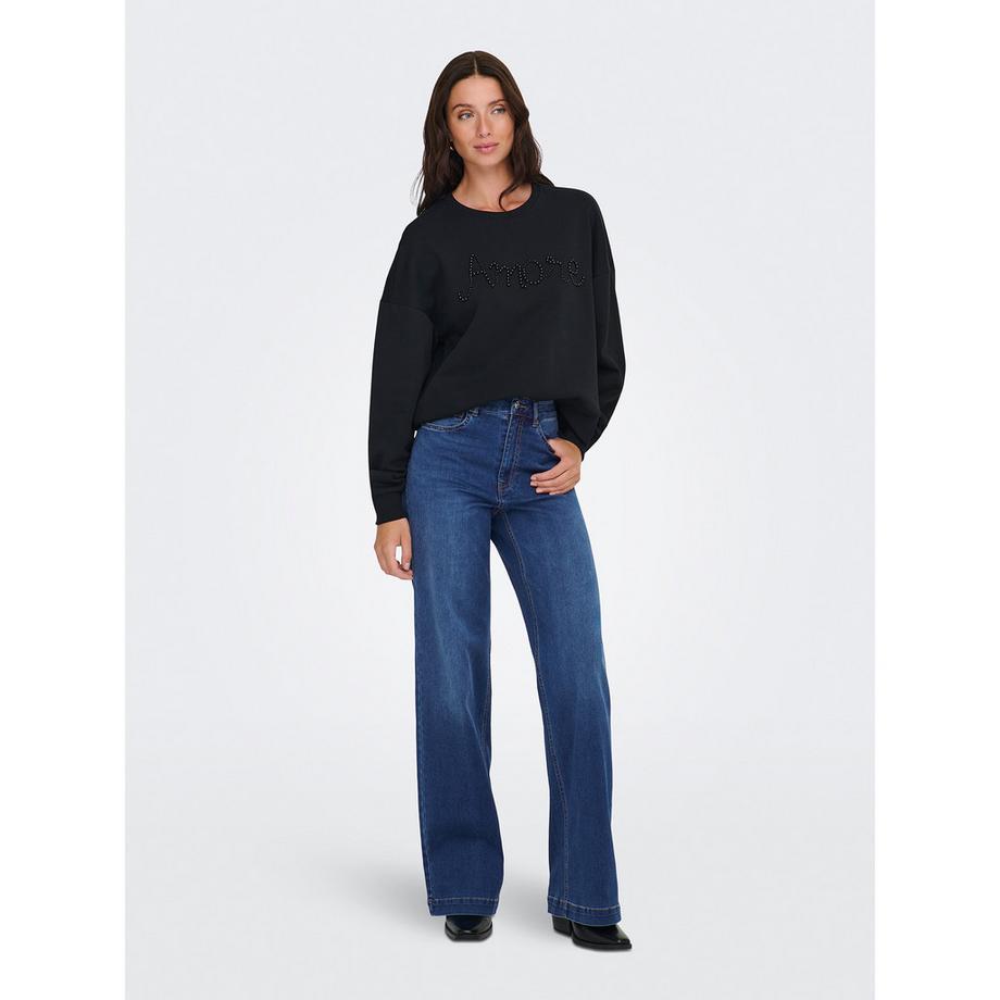 ONLY High Waist Wide Leg Jeans  