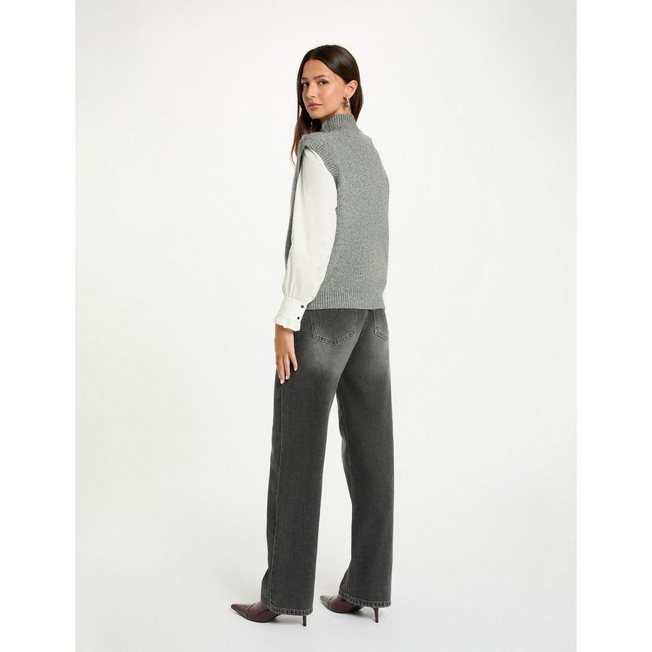 MORGAN Pullover senza maniche Collo Alto  