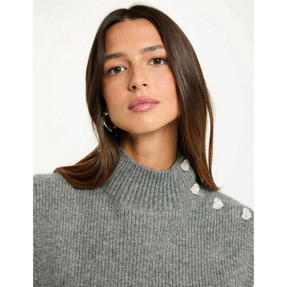 MORGAN Pullover senza maniche Collo Alto  