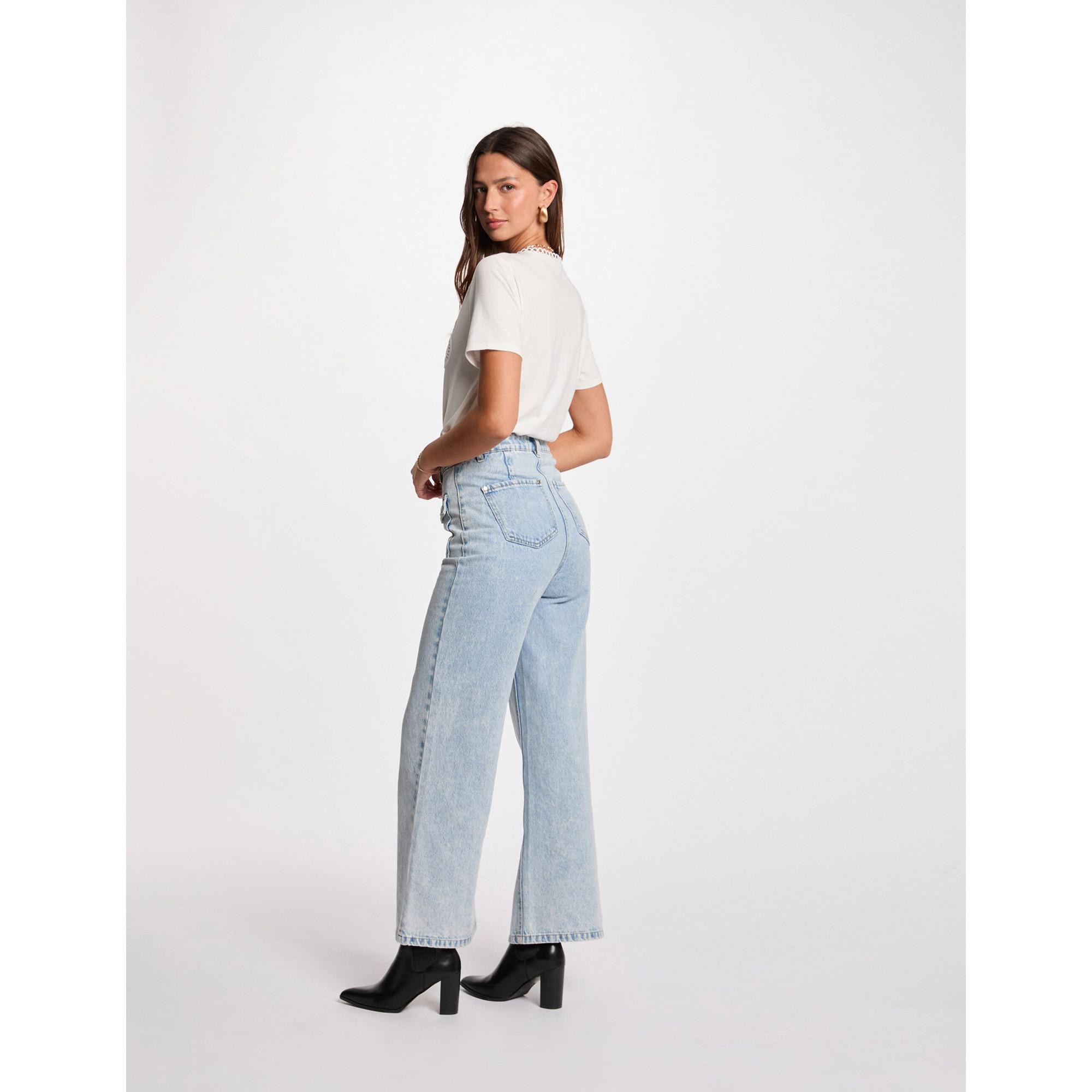 MORGAN T-Shirt mit Spitzendetail  