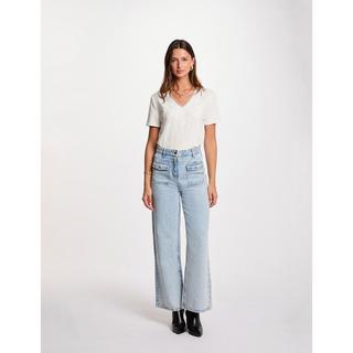 MORGAN T-Shirt mit Spitzendetail  