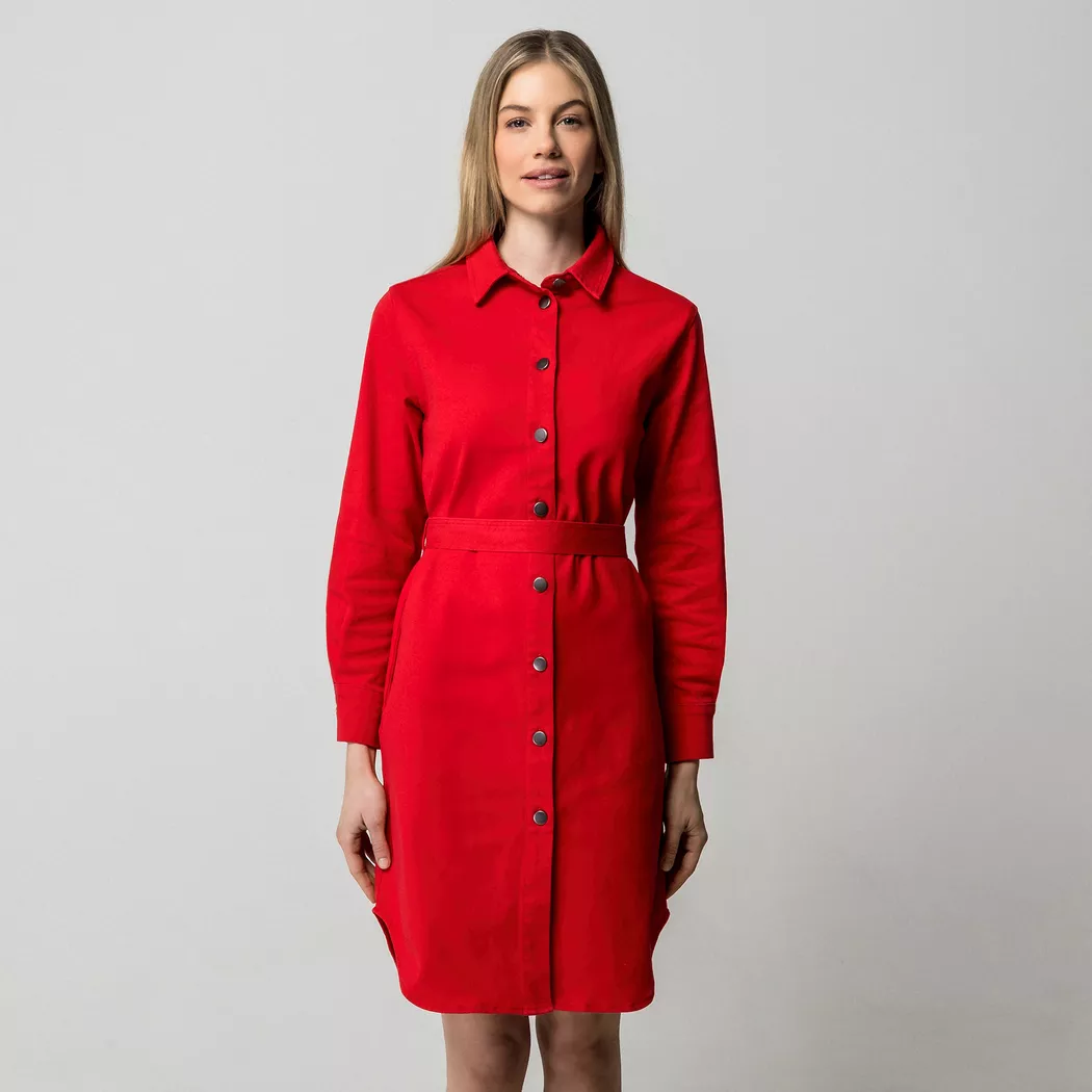 Manor Woman - Blusenkleid, für Damen, Rot, Größe 44
