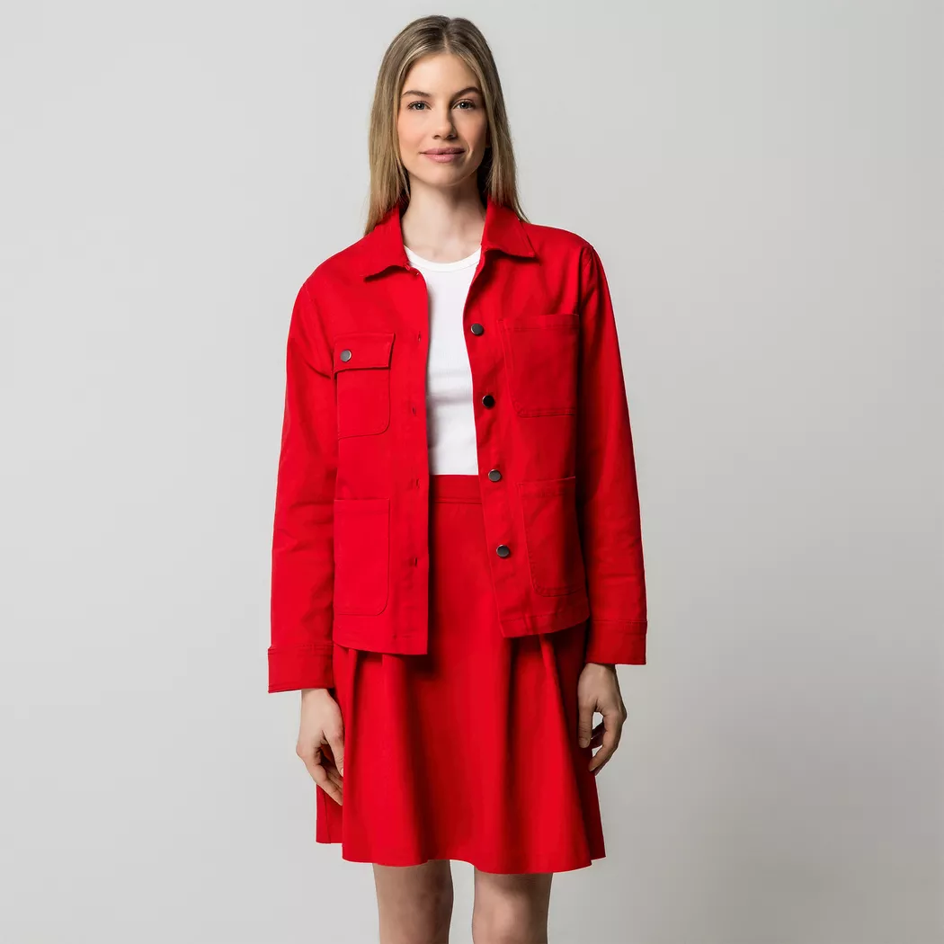 Manor Woman - Jacke, für Damen, Rot, Größe 40