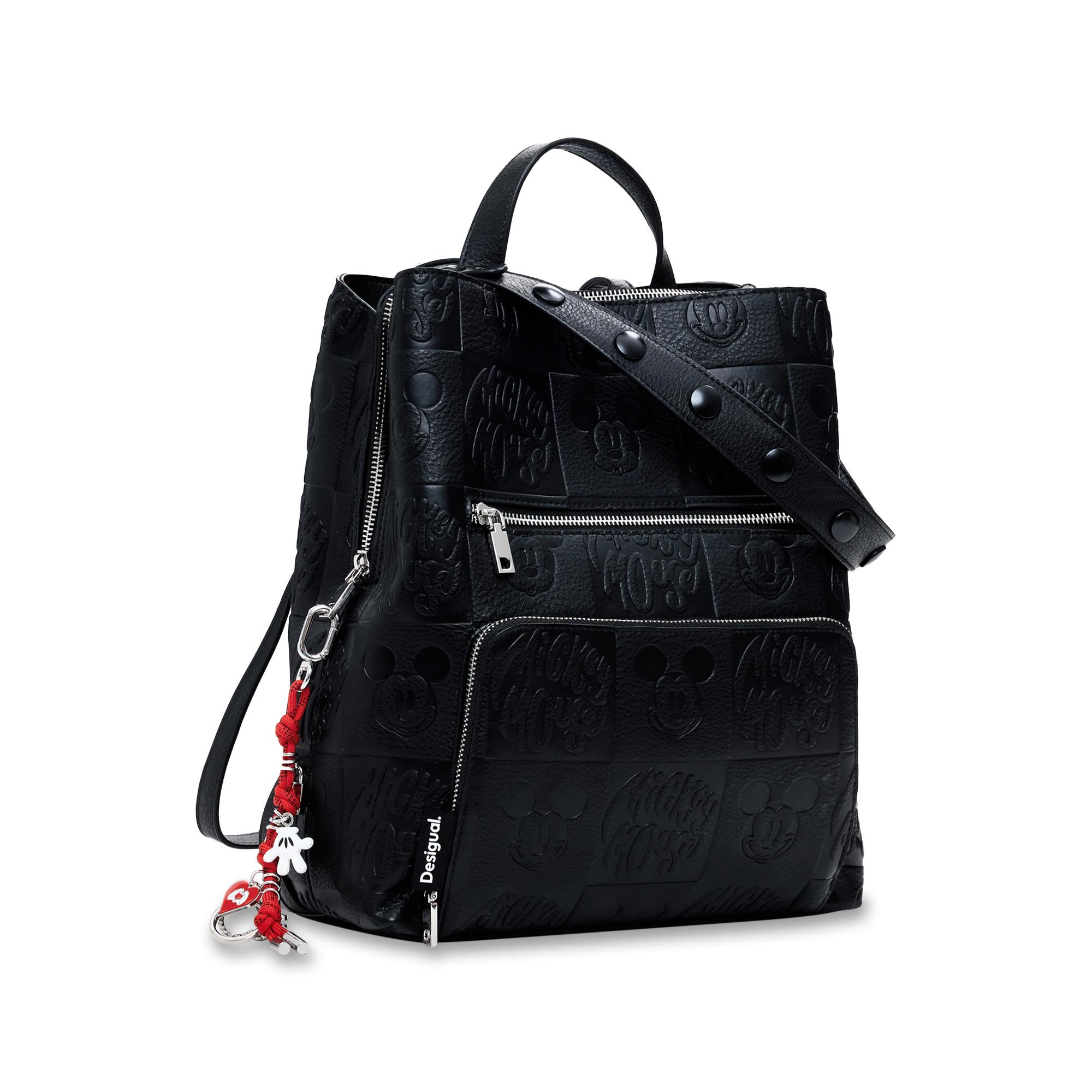 Desigual Mickey Mouse Zaino goffrato  