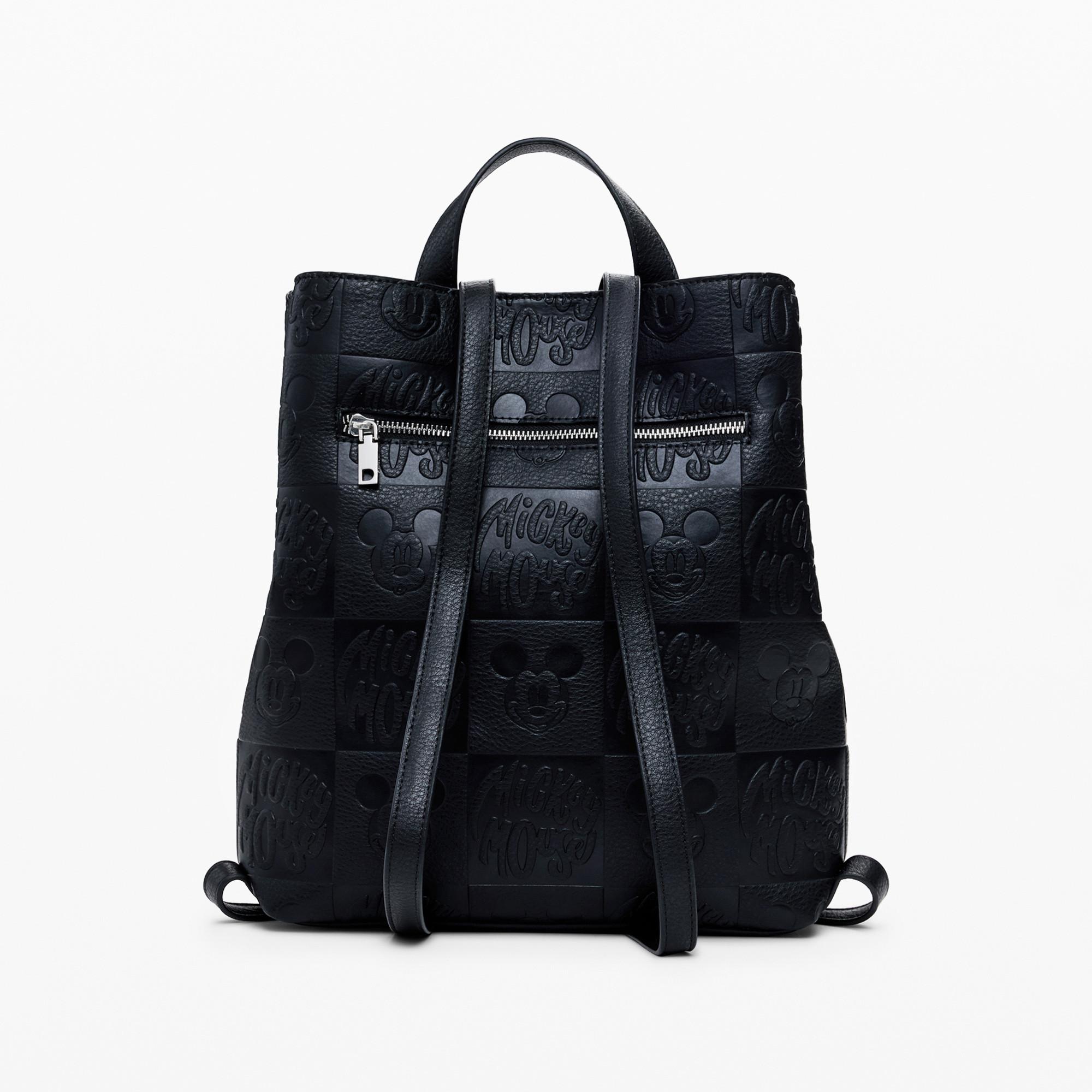 Desigual Mickey Mouse Zaino goffrato  