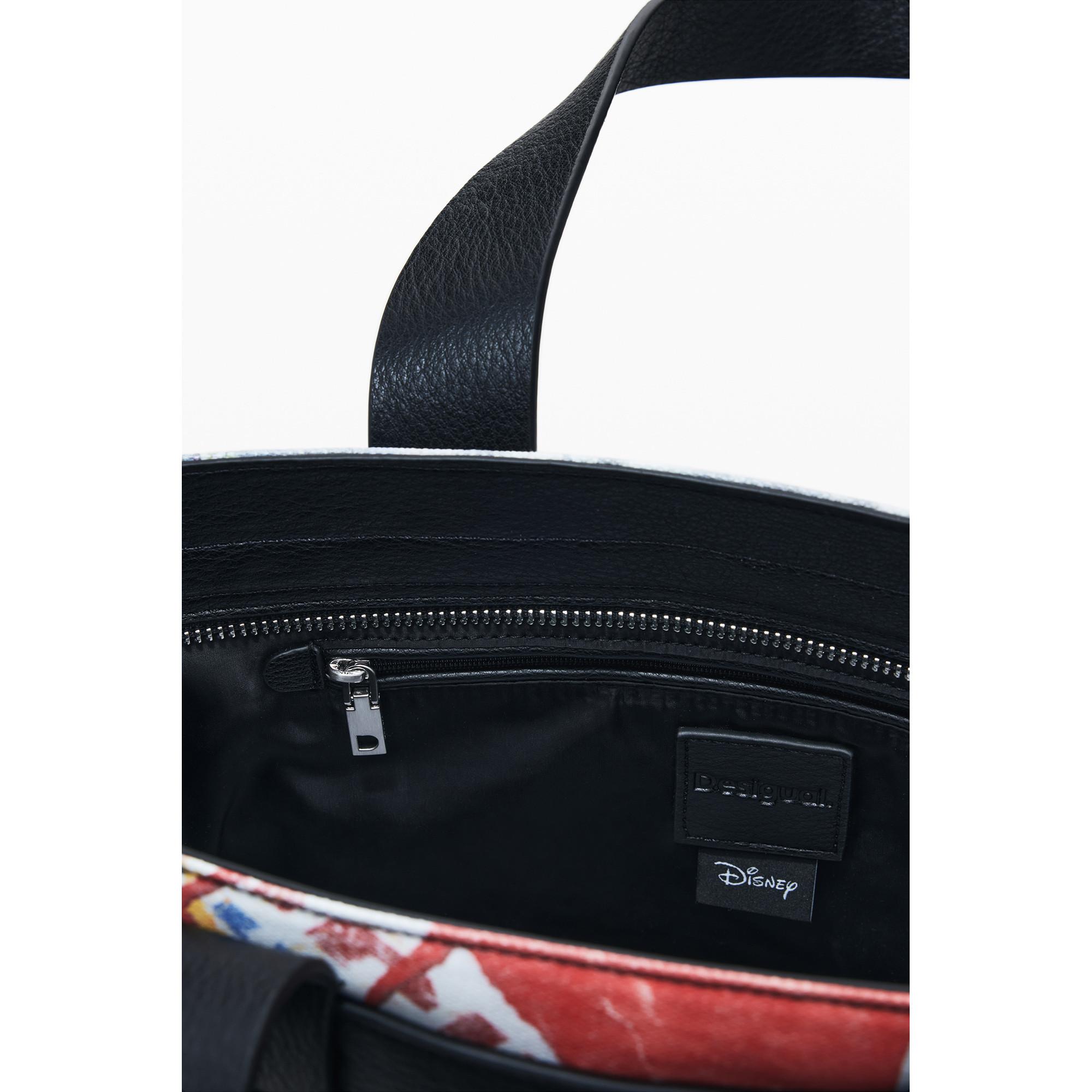 Desigual Mickey Mouse Stampa Grafica Borsa a Tracolla  