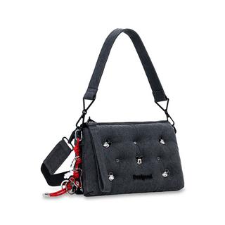 Desigual Mickey Mouse Borsa a Tracolla in Denim  