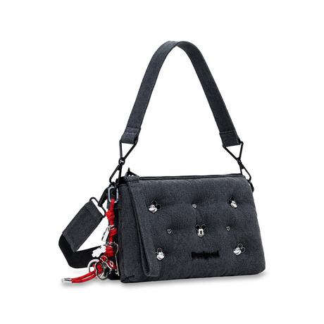 Desigual Mickey Mouse Borsa a Tracolla in Denim  
