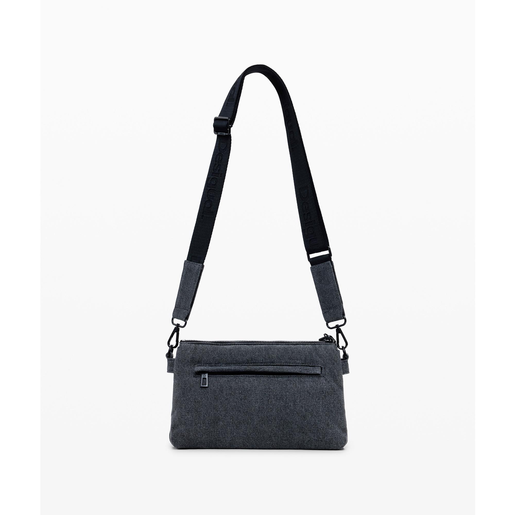 Desigual Mickey Mouse Borsa a Tracolla in Denim  