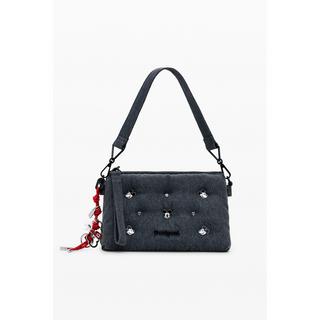 Desigual Mickey Mouse Borsa a Tracolla in Denim  