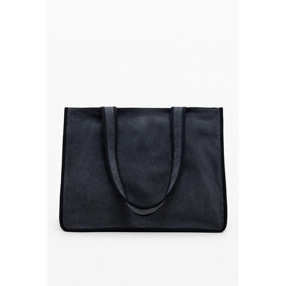 Desigual Mickey Mouse Denim Shopper Tasche  