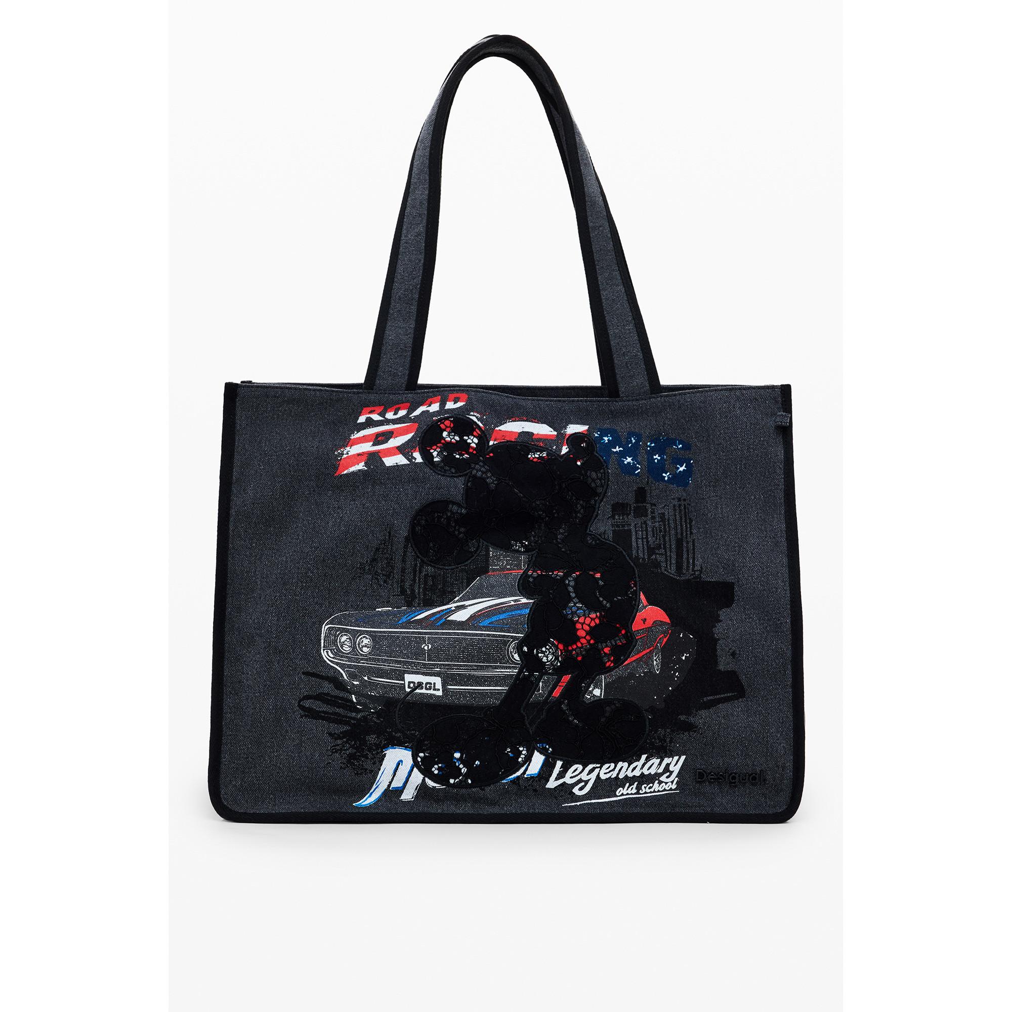 Desigual Mickey Mouse Sac Shopper en Denim  