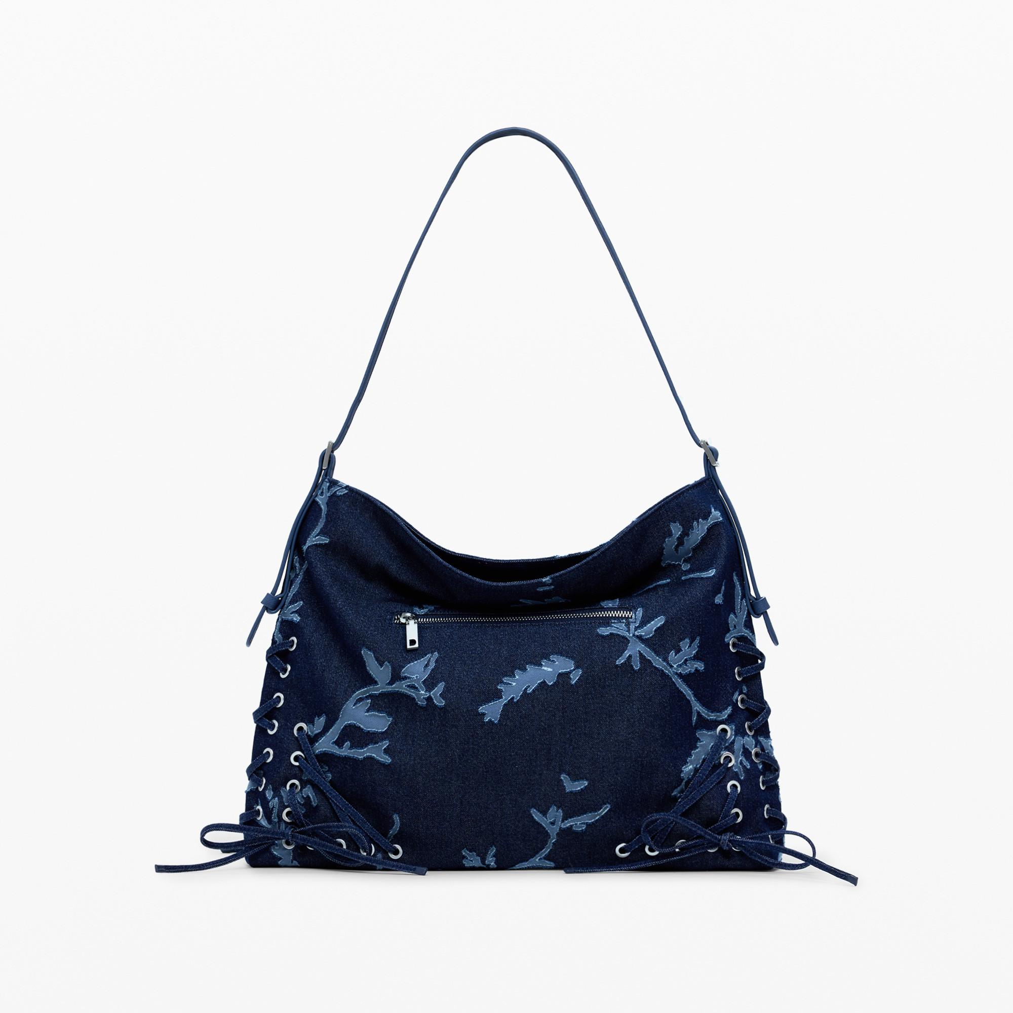 Desigual Sac Bandoulière Tissu Devoré  