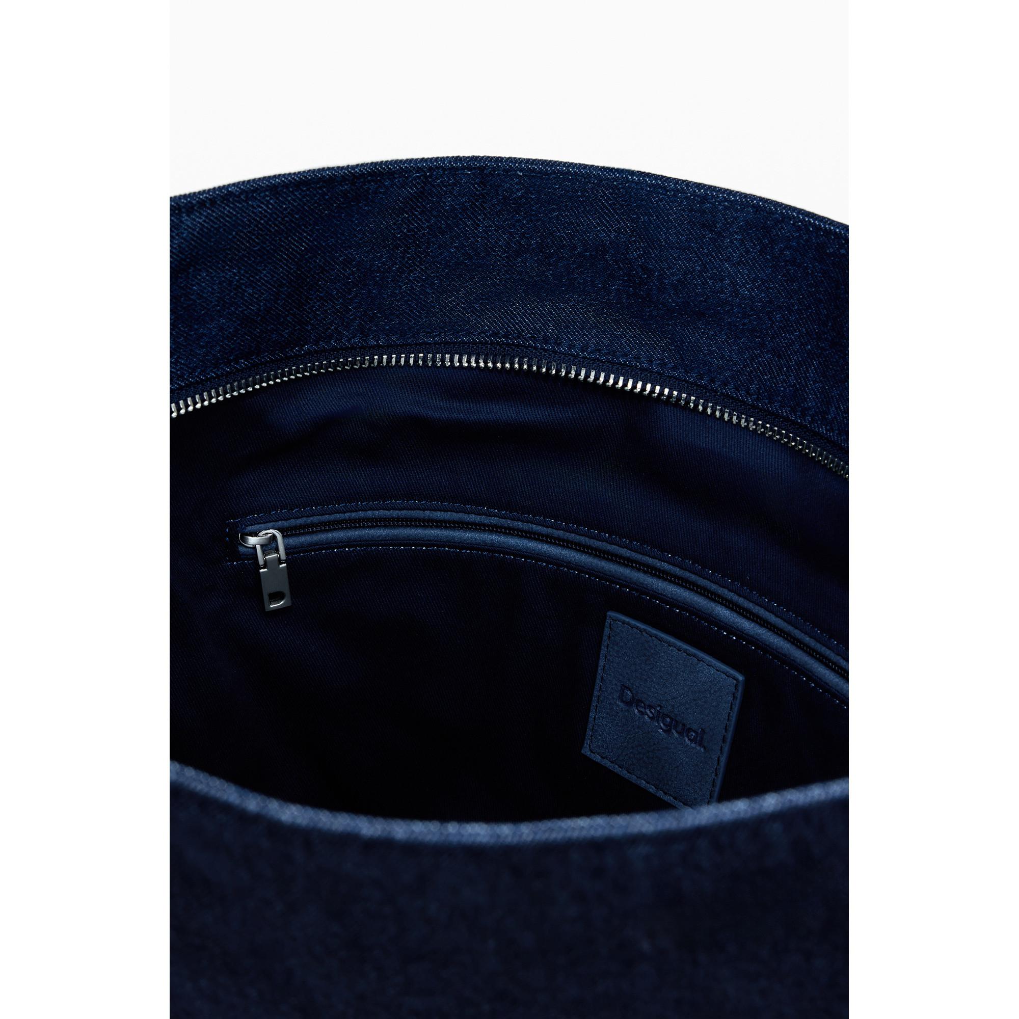 Desigual Sac Bandoulière Tissu Devoré  