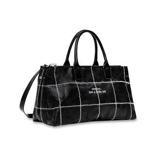 Desigual Borsa Shopper con Stampa a Righe e Scritte  