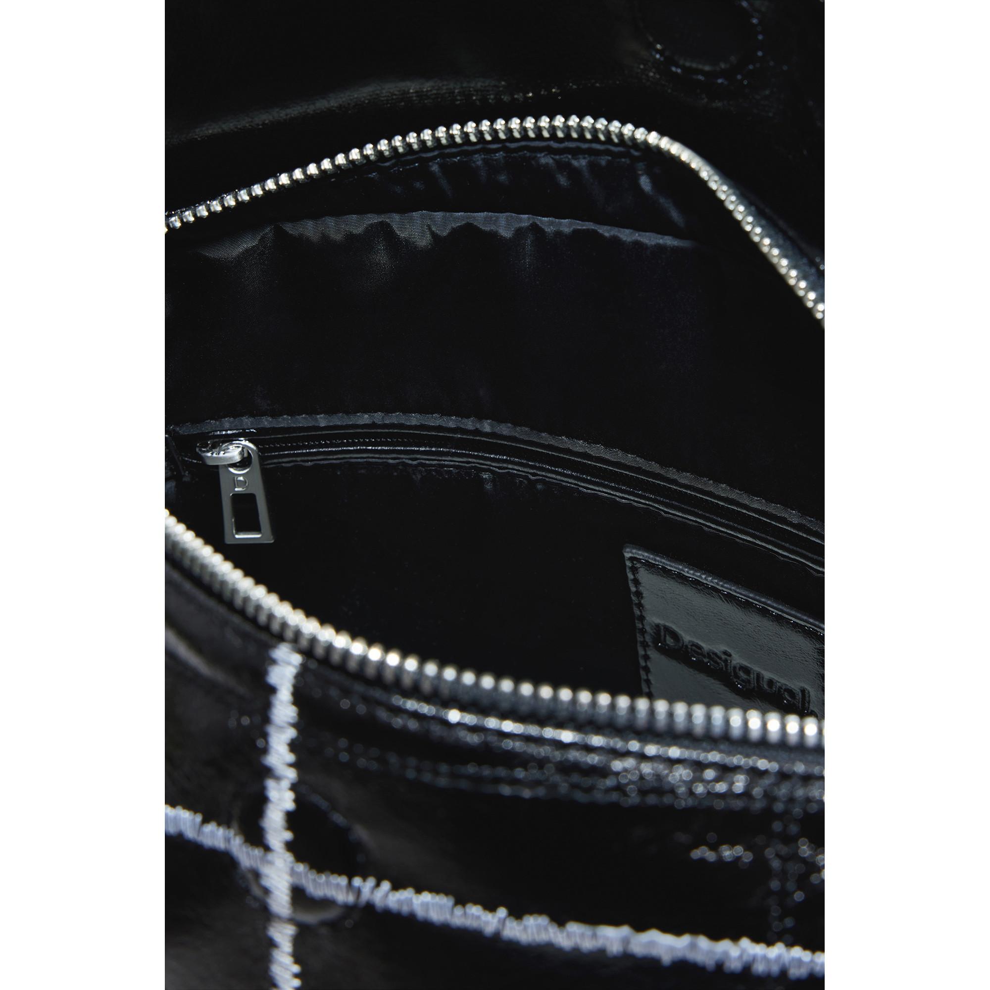 Desigual Sac à dos motif quadrillé  