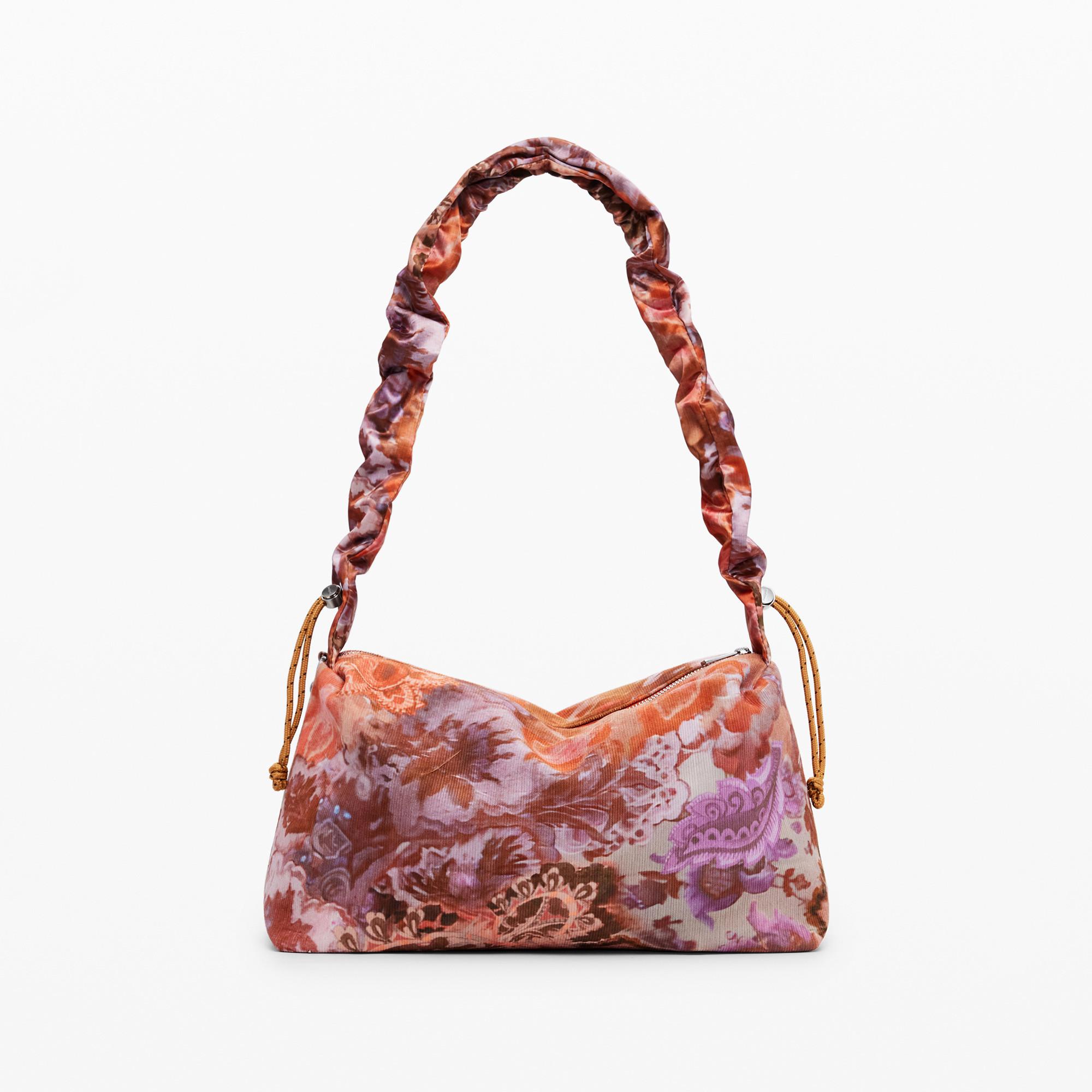 Desigual Sac à main plissé à motif floral  