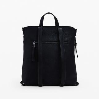 Desigual Rucksack mit Patch-Effekt und Metallnieten  