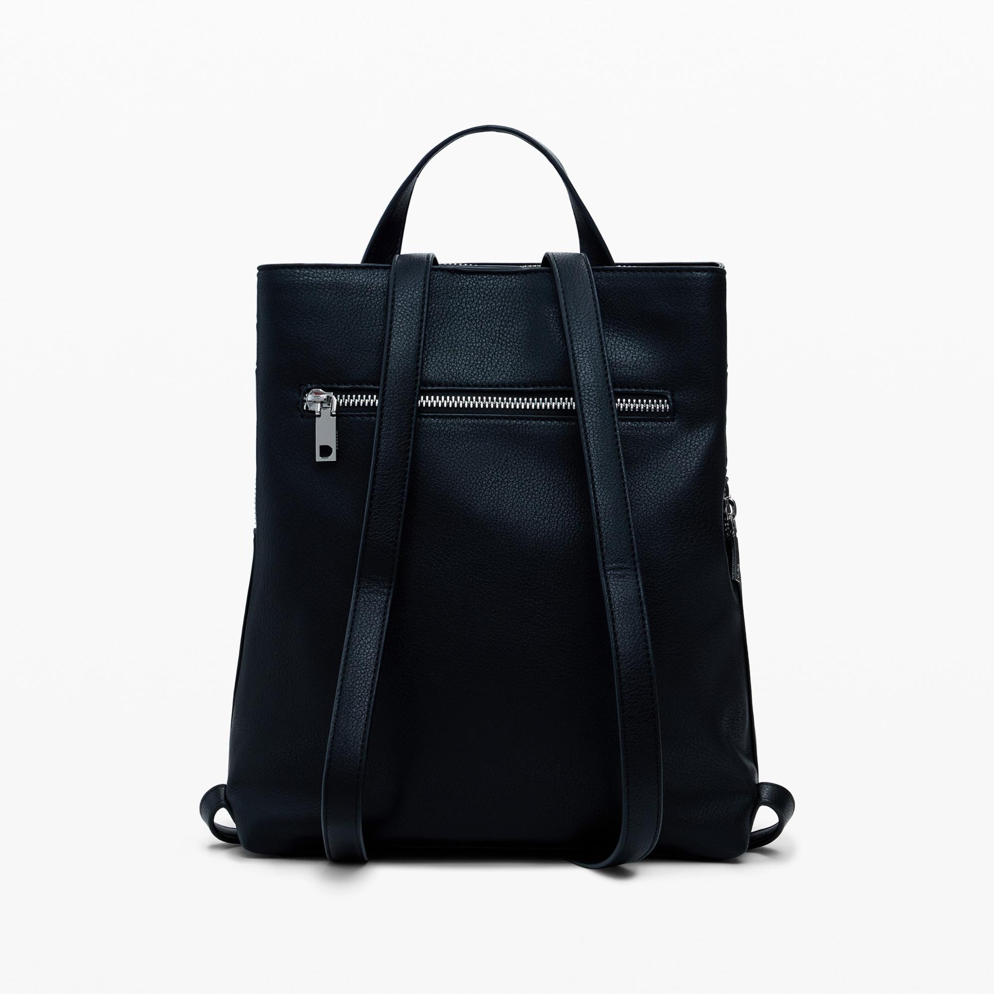 Desigual Kleiner Rucksack mit dekorativen Durchbrüchen  