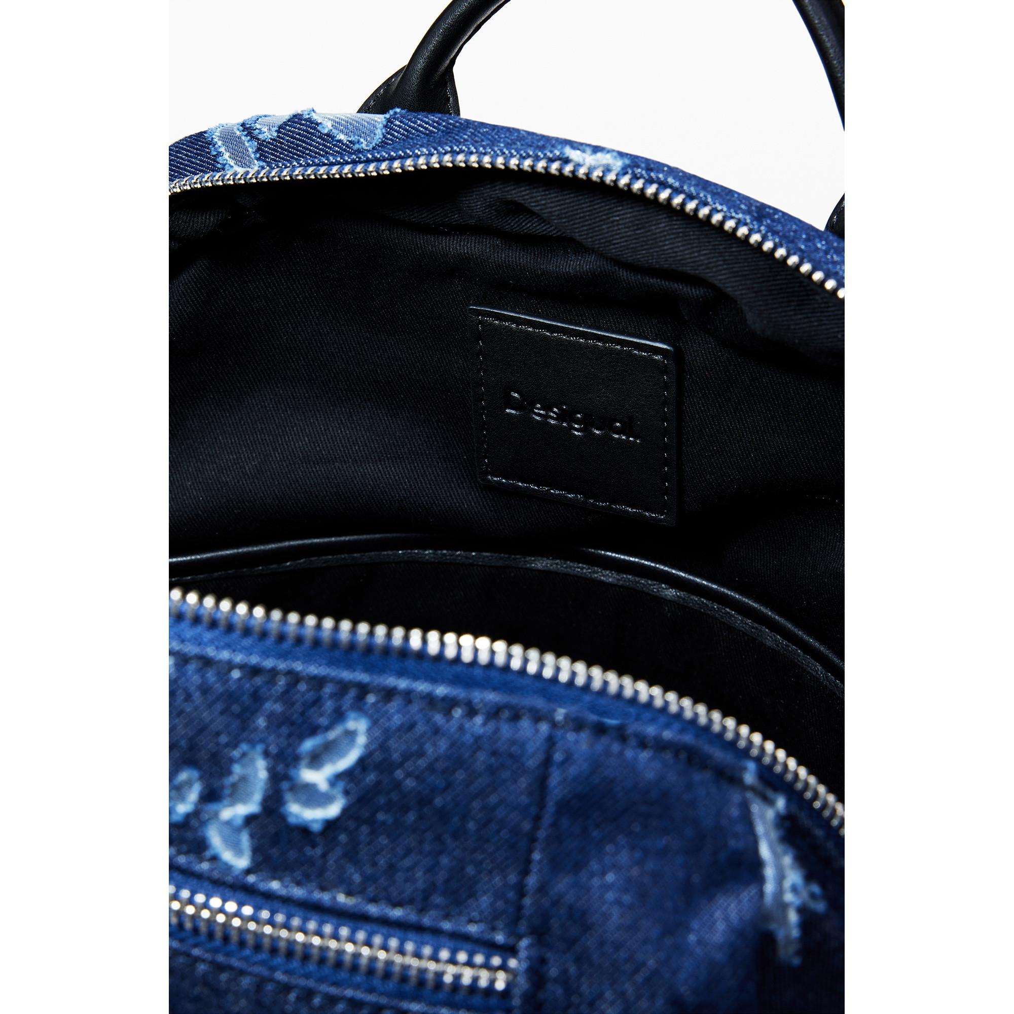 Desigual Sac à dos Denim Floral  