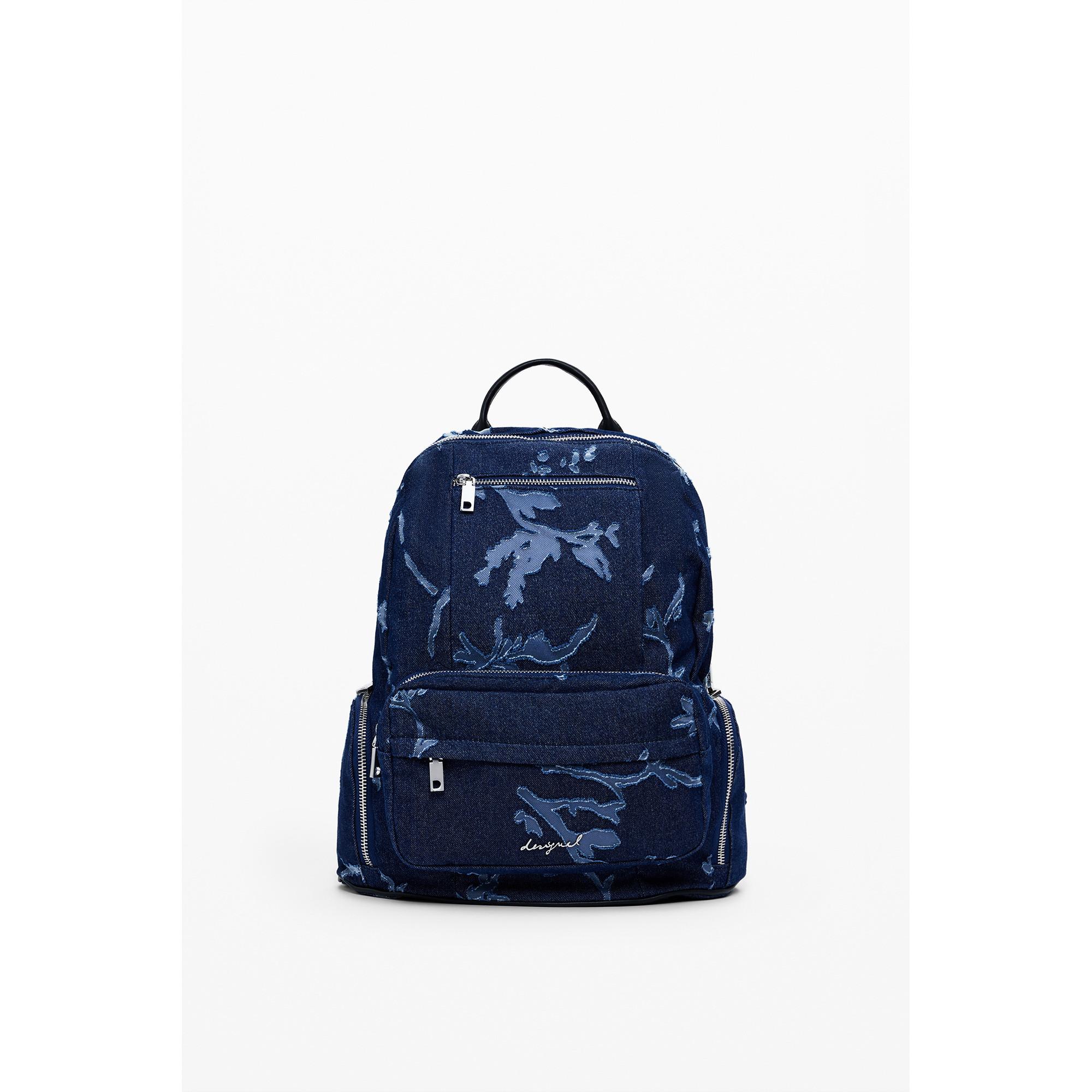 Desigual Sac à dos Denim Floral  