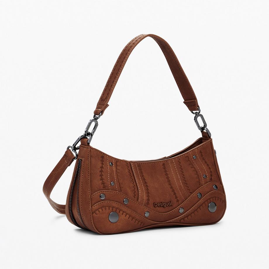 Desigual Borsa a Tracolla Effetto Patch  
