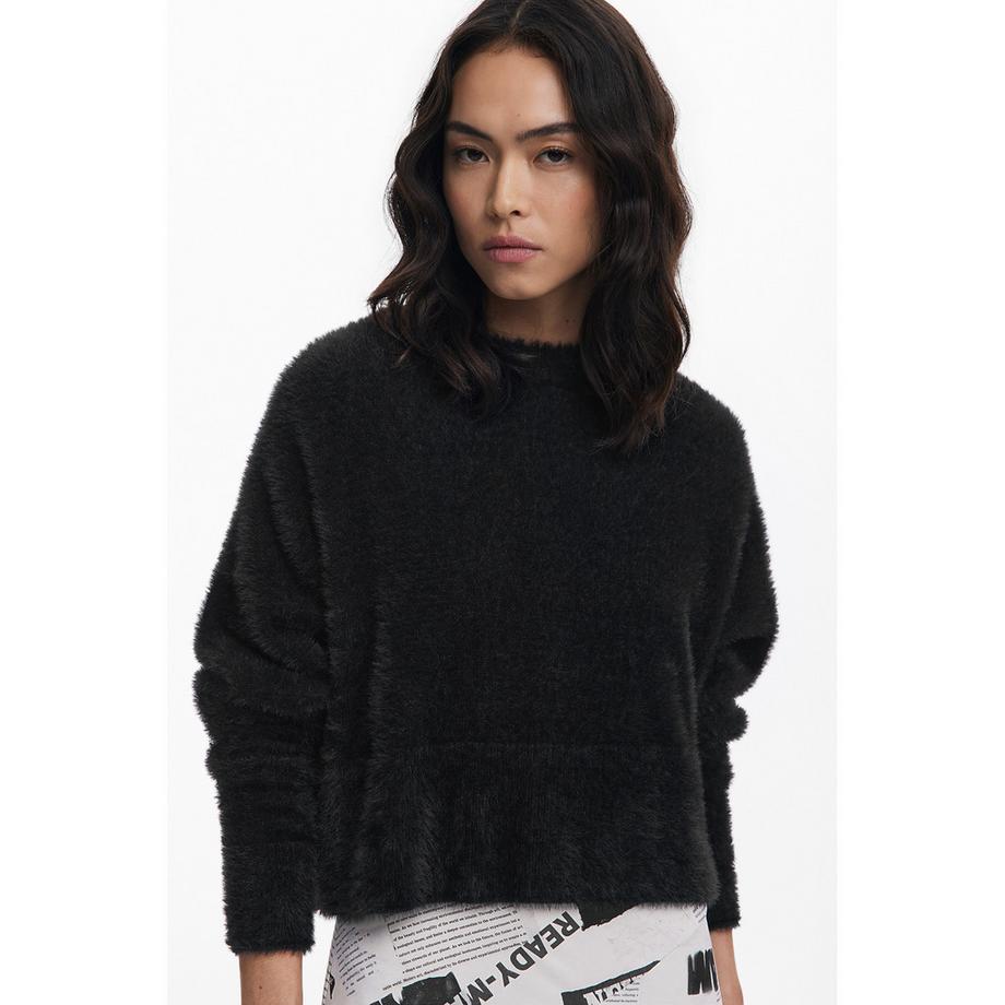 Desigual 2-in-1 Mini Kleid mit Zeitungsprint  