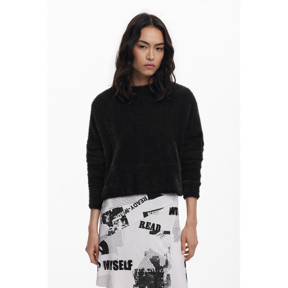 Desigual 2-in-1 Mini Kleid mit Zeitungsprint  