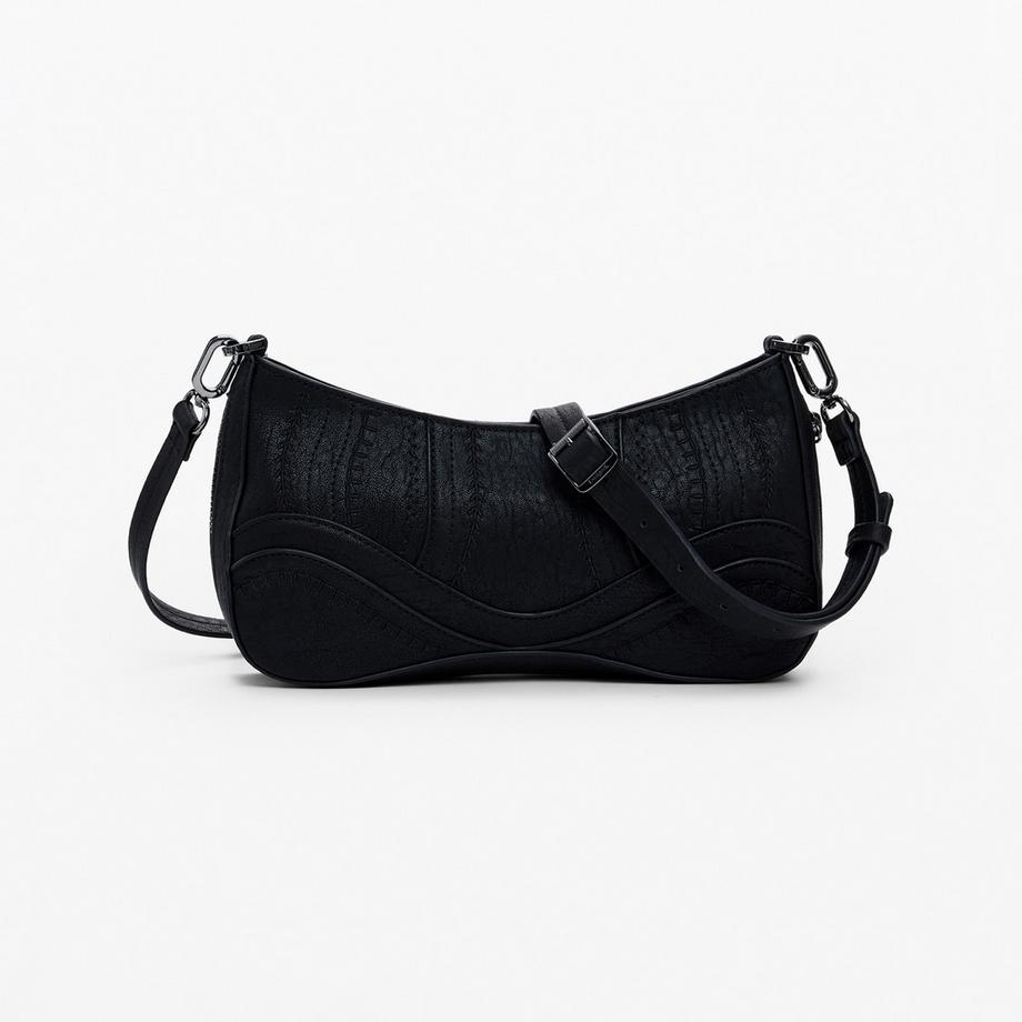 Desigual Umhängetasche mit Patch-Effekt  