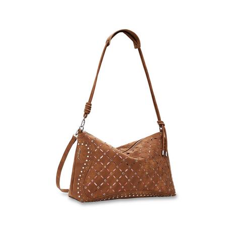 Desigual Borsa a Tracolla con Borchie e Traforature  