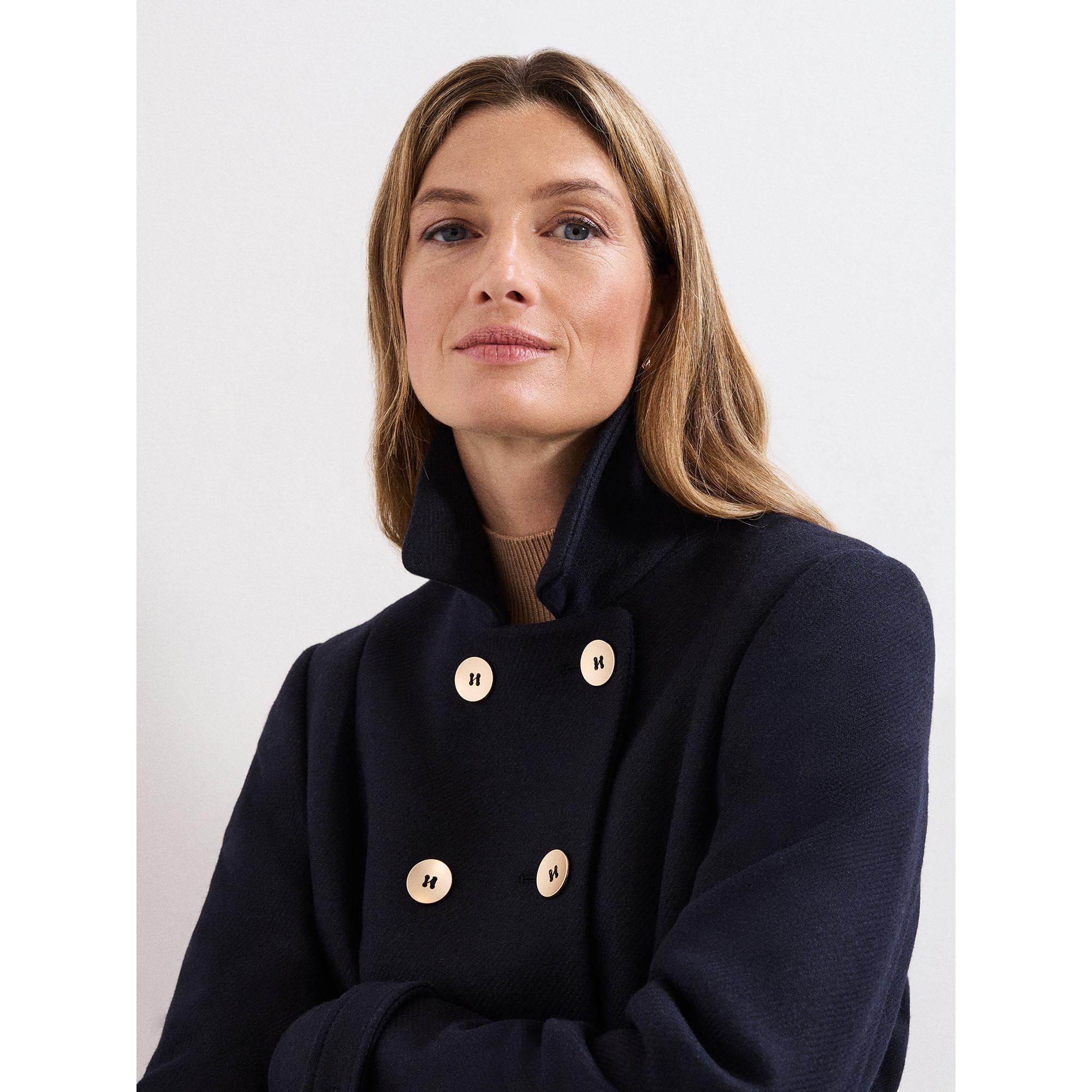 Phase Eight Aurelie Manteau Court en Laine Croisé  