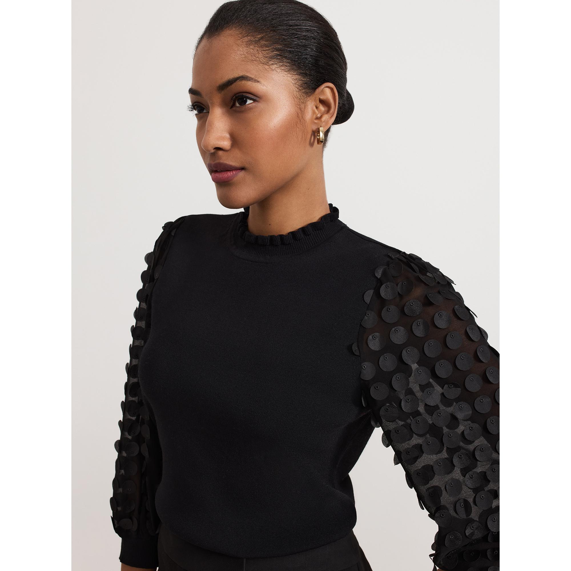 Phase Eight Shelly Gewebter Pullover mit Ärmeldetail  